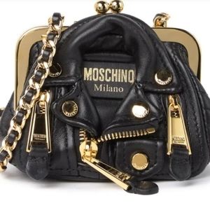 Moschino mini leather jacket